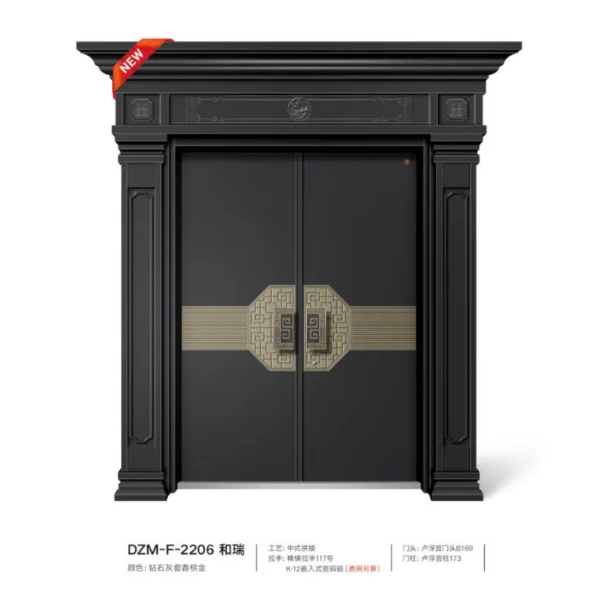 CỬA THÉP VÂN SƠN CAO CẤP - DZM F-2206