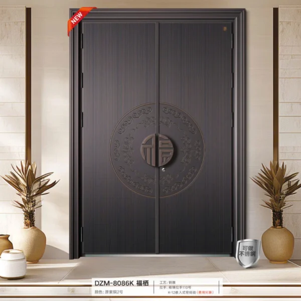 CỬA THÉP VÂN SƠN CAO CẤP - DZM 8086K